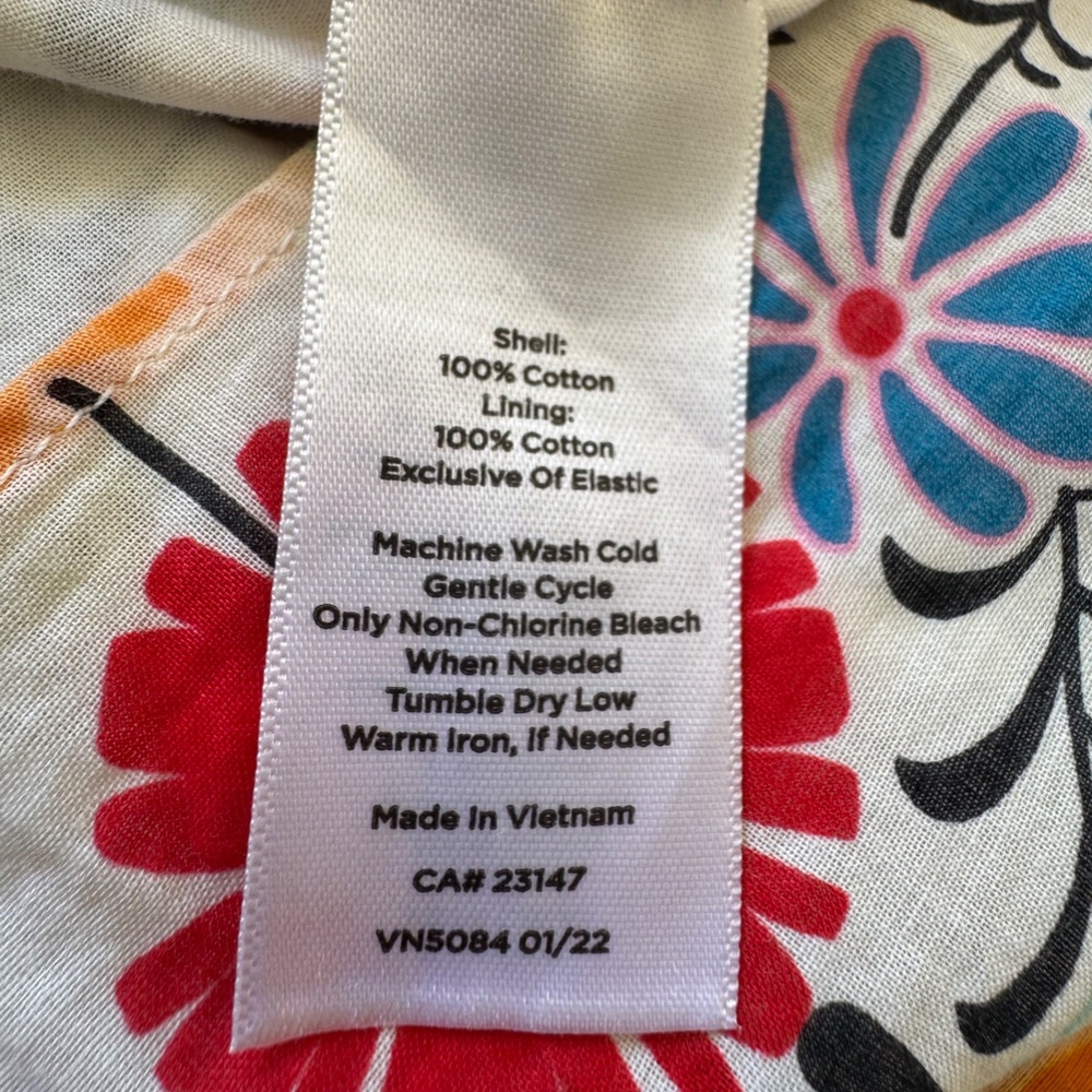 Talbots Size 12P Petite Floral Dress | Colorful Spring Summer Fit & Flare midi - Picture 6 of 8
